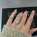 .61 carat Round Diamond Pave Wedding Band lifestyle