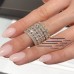 3.65 Carat Oval Diamond Eternity Band lifestyle sizing