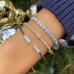 6.89 carat Bezel Set Emerald Cut Diamond Tennis Bracelet lifestyle tree