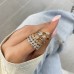 Toi Et Moi Pear Shape Yellow Gold Ring lifestyle finger