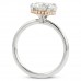 Round Moissanite Signature Wrap Solitaire Engagement Ring side