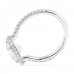 1.50 carat Round Diamond Invisible Gallery™ Halo Engagement Ring side