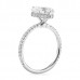 2.00ct Heart Shape Diamond Signature Wrap Engagement Ring side