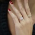 4.04 carat Hybrid Oval Lab East-West Half-Bezel Braided Ring lifestyle