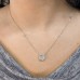 Princess and Marquise Diamond Cluster Pendant lifestyle
