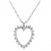 Diamond 14K White Gold Pendant Necklace