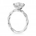 1.61ct Cushion Diamond Braided-Band Engagement Ring side