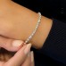 Round and Marquise Diamond Illusion Set Tennis Bracelet lifestyle