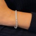 4 carat Lab-Grown Diamond Bezel Set Tennis Bracelet lifestyle