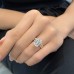 4.05 carat Emerald Cut Lab Diamond Signature Wrap Ring lifestyle