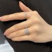 2.42 carat Round Lab Diamond Signature Wrap Engagement Ring lifestyle