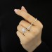 2.70 carat Round Lab Diamond Two-Tone Solitaire Ring lifestyle