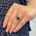 4.06 carat Blue Sapphire Yellow Gold Engagement Ring lifestyle