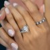 1.79 carat Pear Shape Diamond Pave Prong Engagement Ring lifestyle