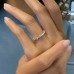 1.65ct Alternating Size Round Diamond Shared Prong Eternity Band lifestyle