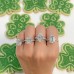 3 carat Radiant Cut Diamond Pave Basket Engagement Ring lifestyle