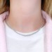 3.05 carat Graduated Diamond Tennis Necklace lifestyle