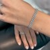 Three-Strand Diamond Tennis Bracelet lifestyle