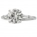 1.9 ct Round Three-Stone Ring flat