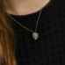 Diamond Monstera Leaf Pendant lifestyle
