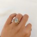 1.10 Carat Round Diamond 'Snowflake' Eternity Band lifestyle closeup