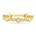 0.45ct Round Diamond Bezel Set Wedding Band yg