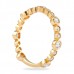0.45ct Round Diamond Bezel Set Wedding Band profile