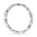 .50 carat Round Diamond Twin Bezel Eternity Band side