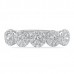 .80ct Round Diamond Mini-Halo Wedding Band wg