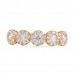 .80ct Round Diamond Mini-Halo Wedding Band rg