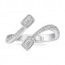 Toi Et Moi' Emerald Cut Diamond Band lifestyle