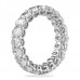 3.65 Carat Oval Diamond Eternity Band profile