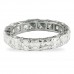 asscher cut eternity band