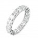 asscher cut diamond wedding ring