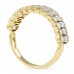 Two-Row Halfway Shared-Prong Wedding Band 