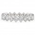 1.75 carat Round Lab Diamond Compass Eternity Band wg