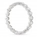 1.75 carat Round Lab Diamond Compass Eternity Band profile