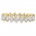 1.75 carat Round Lab Diamond Compass Eternity Band yg